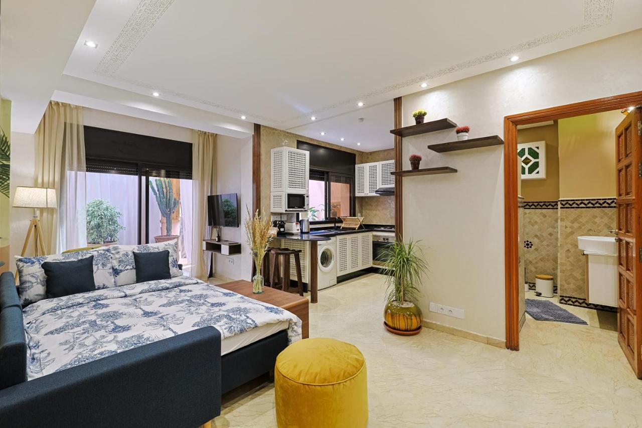 Oasis - Appartement Authentique A Gueliz Marrakesh Esterno foto