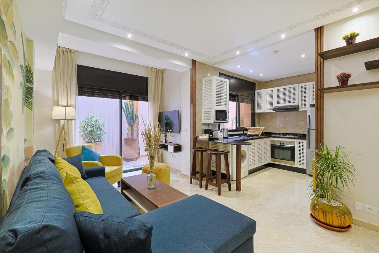Oasis - Appartement Authentique A Gueliz Marrakesh Esterno foto