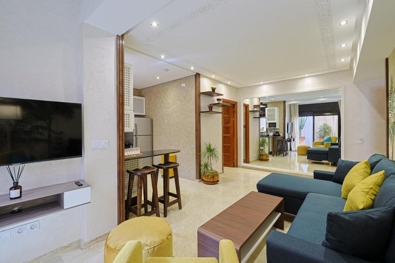 Oasis - Appartement Authentique A Gueliz Marrakesh Esterno foto