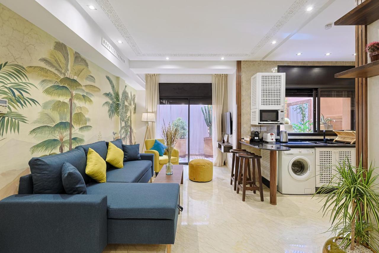 Oasis - Appartement Authentique A Gueliz Marrakesh Esterno foto