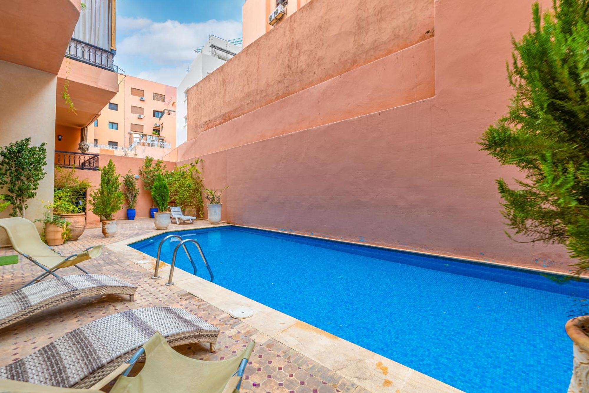 Oasis - Appartement Authentique A Gueliz Marrakesh Esterno foto